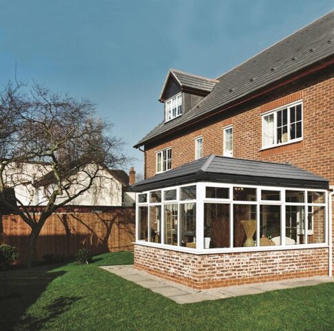 grey warm roof